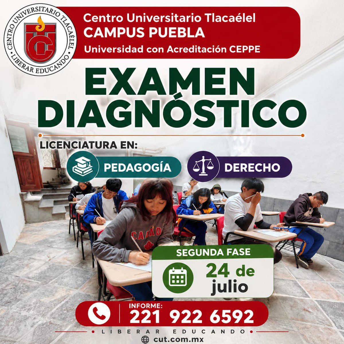 chava_m01's tweet photo. ¿Te apasiona la educación y transformar vidas? La Licenciatura en Pedagogía en CUT Campus Puebla te da las herramientas para liderar el cambio educativo del mañana.
¡Estrena campus con nosotros! 
#YoSoyCUTPuebla #PedagogíaCUTPuebla https://t.co/t8TjudCN38