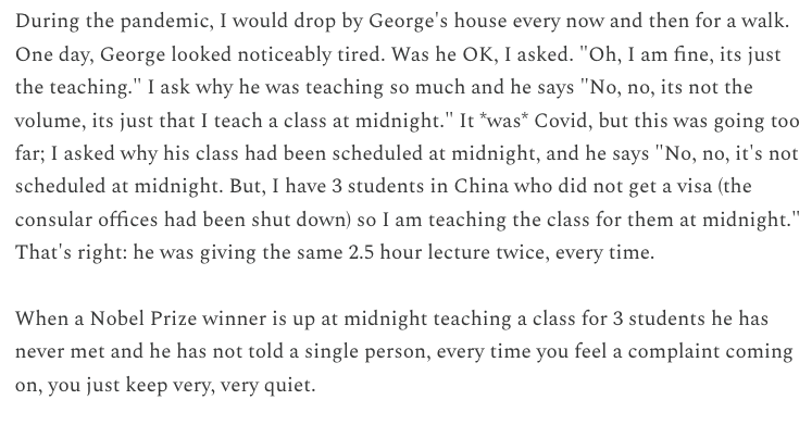 CardiffGarcia's tweet photo. Lovely story about George Akerlof in this post: https://t.co/MZ79L4iVRT