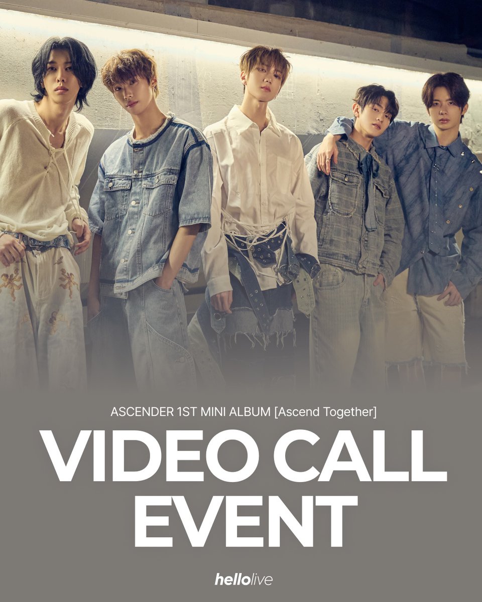 hellolivetv's tweet photo. #hellolive_NEW
ASCENDER 1ST MINI ALBUM [Ascend Together] 발매기념
🤎VIDEO CALL EVENT🤎

🔔이벤트 일시 : 7월 30일 (목) 20:00 (KST)
🔗https://t.co/5VbKpKBPei

🔎응모자 특전
헬로라이브 단독 미공개 포토카드
릴레이콜 : L.O.V.E.♡ ver.
1:1 비디오콜 : 🍡모찌피스✌️ ver.
유닛 비디오콜 : 유닛 ver.

✨당첨자 특전
친필 사인 폴라로이드 추첨 증정!

#ASCENDER #어센더 #アセンダー