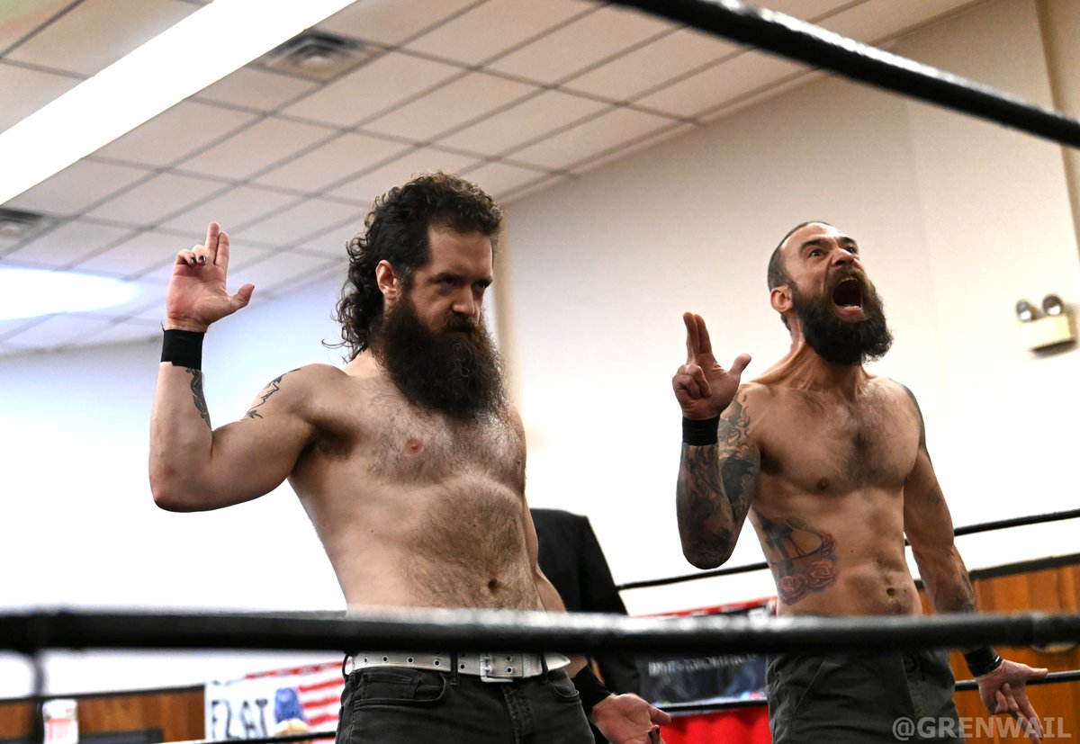 grenwail's tweet photo. 1/2 S05E29 @WrestlingOpen @beyondwrestling 
As Above, So Below ( @B_Kilgannon &amp; @BuckSawin ) vs B.O.B. ( @RickeyShanePage vs @chachawrestles ) https://t.co/Q1rro0rX3W