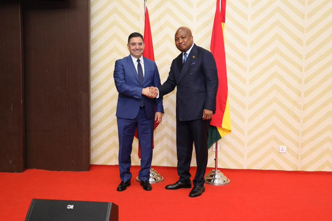 Marocdiplo_EN's tweet photo. 2nd Joint Cooperation Commission  🇲🇦🤝🇬🇭: The Republic of Ghana highly paraised the initiatives of His Majesty the King Mohammed VI, may God assist Him, for the emergence and development of Africa
🔗https://t.co/bhh3im24Ep https://t.co/h7JuXHkCAq
