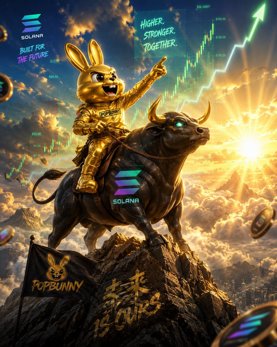 trendbunnycoin's tweet photo. Every bull run starts with one step to the top. 🐂✨🐰
@popbunnycoin isn't chasing the future—we're riding toward it.
Eyes on the horizon. The charts will turn green, don't sleep.
The climb has begun. 🚀💚 Join US

#Popbunny #Solana #Memecoin #Crypto #BullRun #Web3 #WAGMI https://t.co/nUDE3Durtt