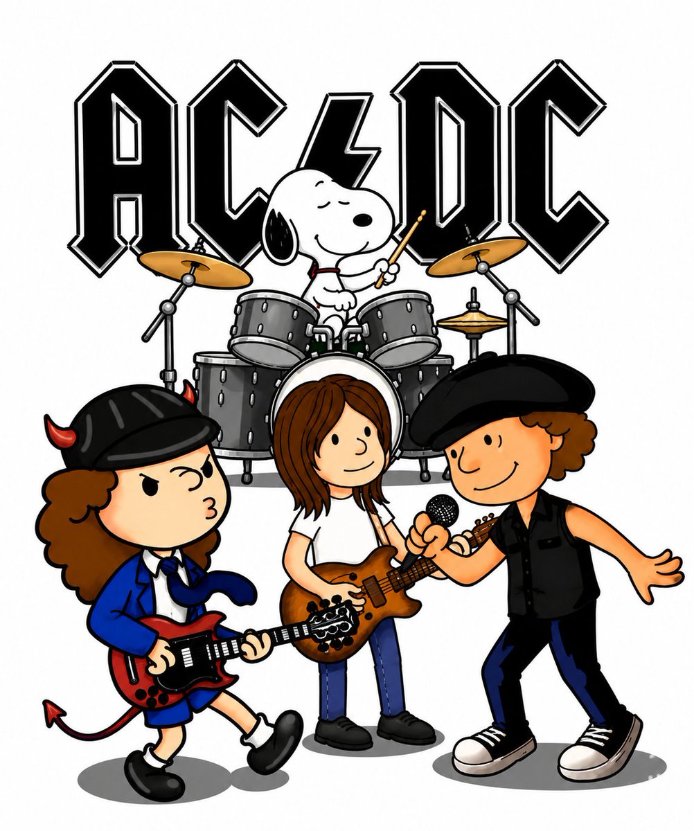 snoopyb047's tweet photo. ⚡ Snoopy rocks the AC/DC stage! 🥁 https://t.co/XS16n7Pvwu