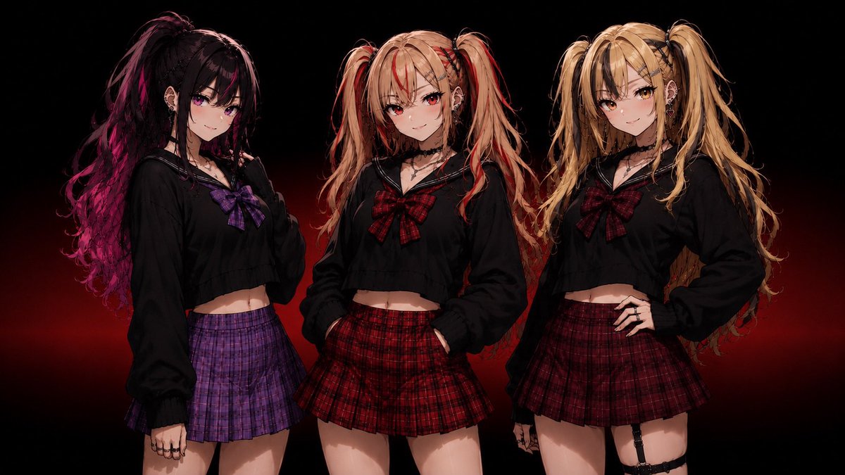 karen__libra's tweet photo. #あるまぁーと
#めー画
#みてみてねろちゃん

結構前にあったギャル3人外のやつ！
左から、ねろちゃん、あるまさん、めーやさん！

この回めちゃおもろかったなぁ https://t.co/MDDMA5SgpF