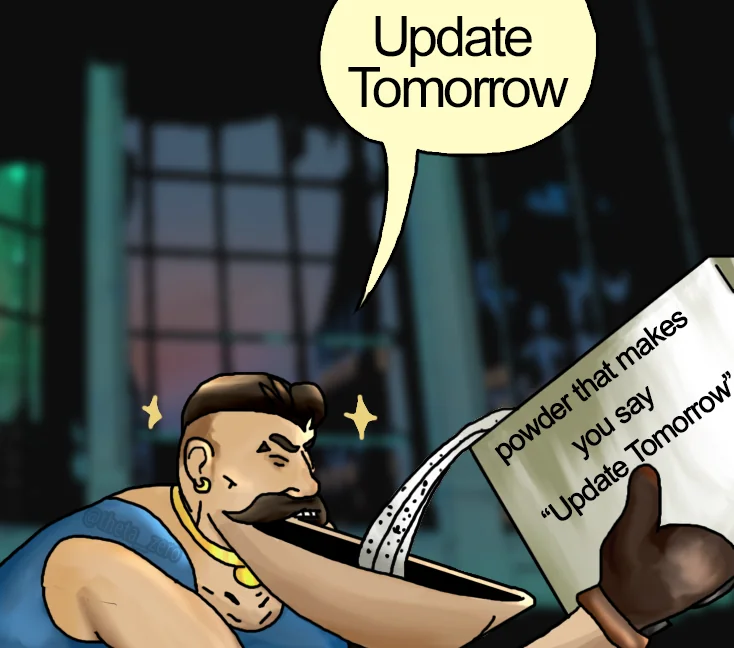 IntelDeadlock's tweet photo. Powder that makes you say "Update Tomorrow"

Via/THETAZER0 https://t.co/2uboQPnUk5