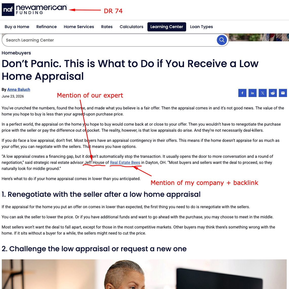 DonetsOleg's tweet photo. Latest media placement earned by my digital PR team on the New American Funding, one of the nation's largest lender website.

As usual, the placement featured our subject matter expert and my company name along with a powerful backlink to my website. https://t.co/CnpMFgcdpy