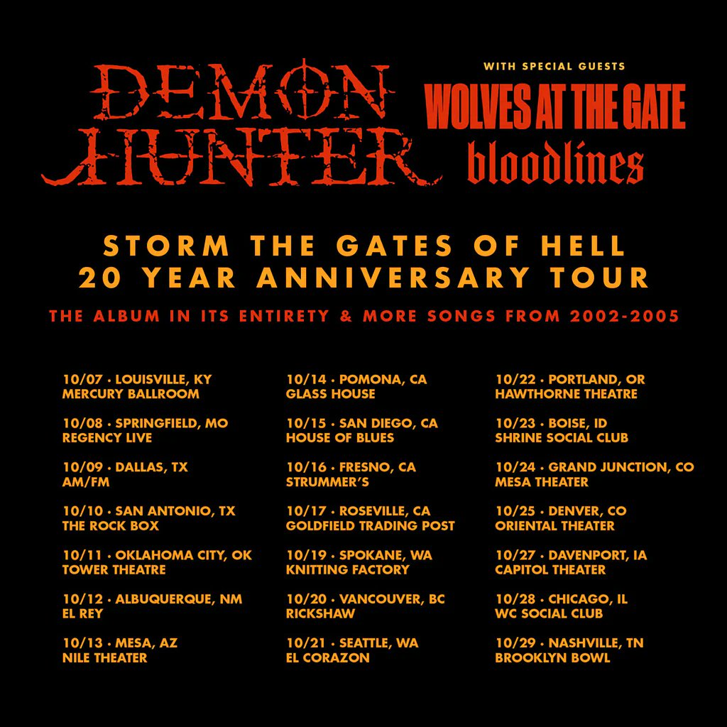 KNOTFEST's tweet photo. Demon Hunter announce 20th anniversary tour for 'Storm the Gates of Hell' https://t.co/DdCKVWPYPu https://t.co/b8CyPOXbrs
