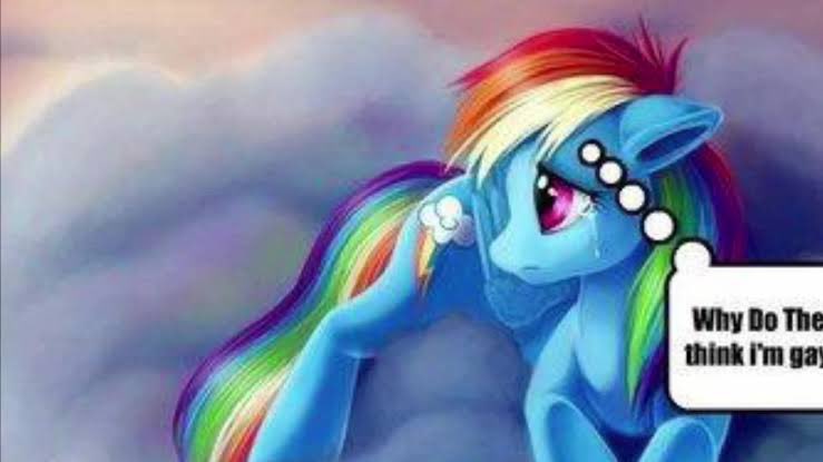 vialautte's tweet photo. @kenopsiarae rainbow dash is NOT gay. https://t.co/eBJl4sT4qk