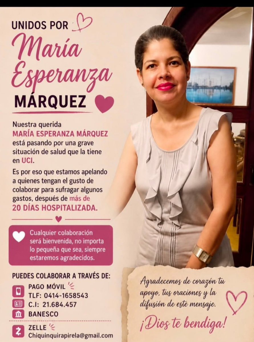 AprendizdAngel's tweet photo. Si tienen a bien y está en sus posibilidades una colaboración para esta muchacha por muy pequeña que sea, será de gran ayuda.
Ella es hija de una amiga de mi familia, solo son ellas dos y su mamá está en cama también.
Si hacen un aporte no tienen que pasar captura. Gracias. https://t.co/3I2N7iPWpc