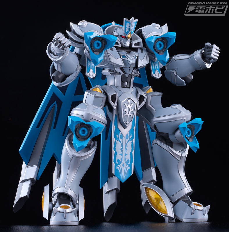 hobby_magazine's tweet photo. 【昨日の話題】アニメ『ナイツ＆マジック』から金銀に輝く王族専用機「#ゴルドリーオ」と「#ジルバティーガ」がMODEROID化！豪華メッキ仕様版と水転写デカールも限定発売!!

https://t.co/ubHWZpE4B3 https://t.co/bUf4OwZSNw