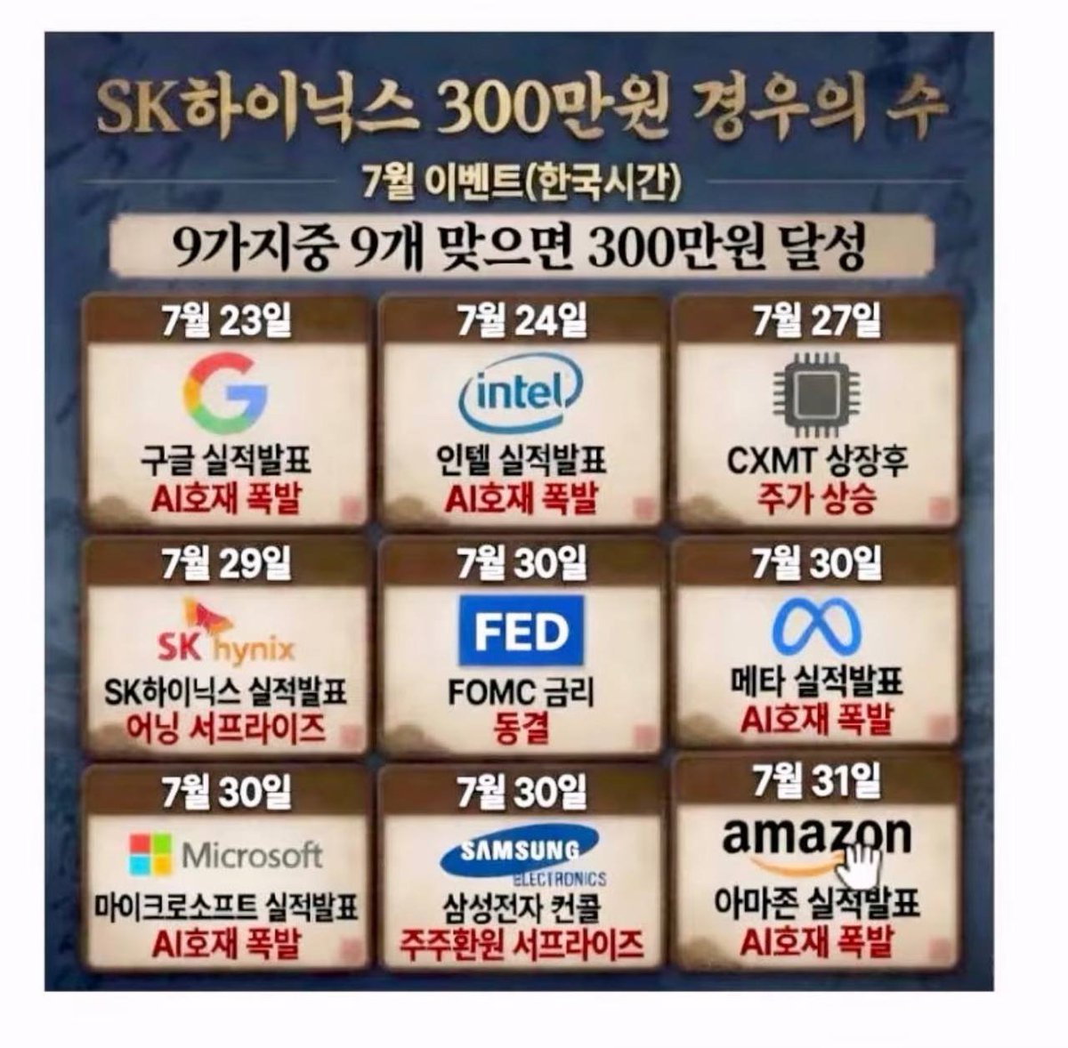 blazingbees's tweet photo. SK하이닉스 경우의 수 최신버젼 올라왔네

이거 출처 알려주시면 댓글에 달아둘테니 아시는 분은 제보바람. https://t.co/qqFw9iN64I