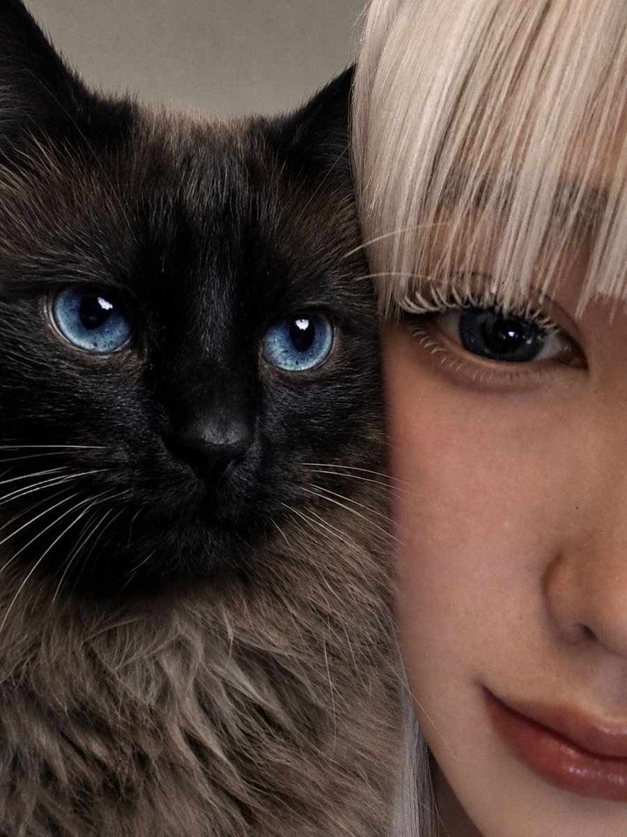 Mirai_terminal's tweet photo. system update: luna now accepts face smushes https://t.co/gVvLawLgGp