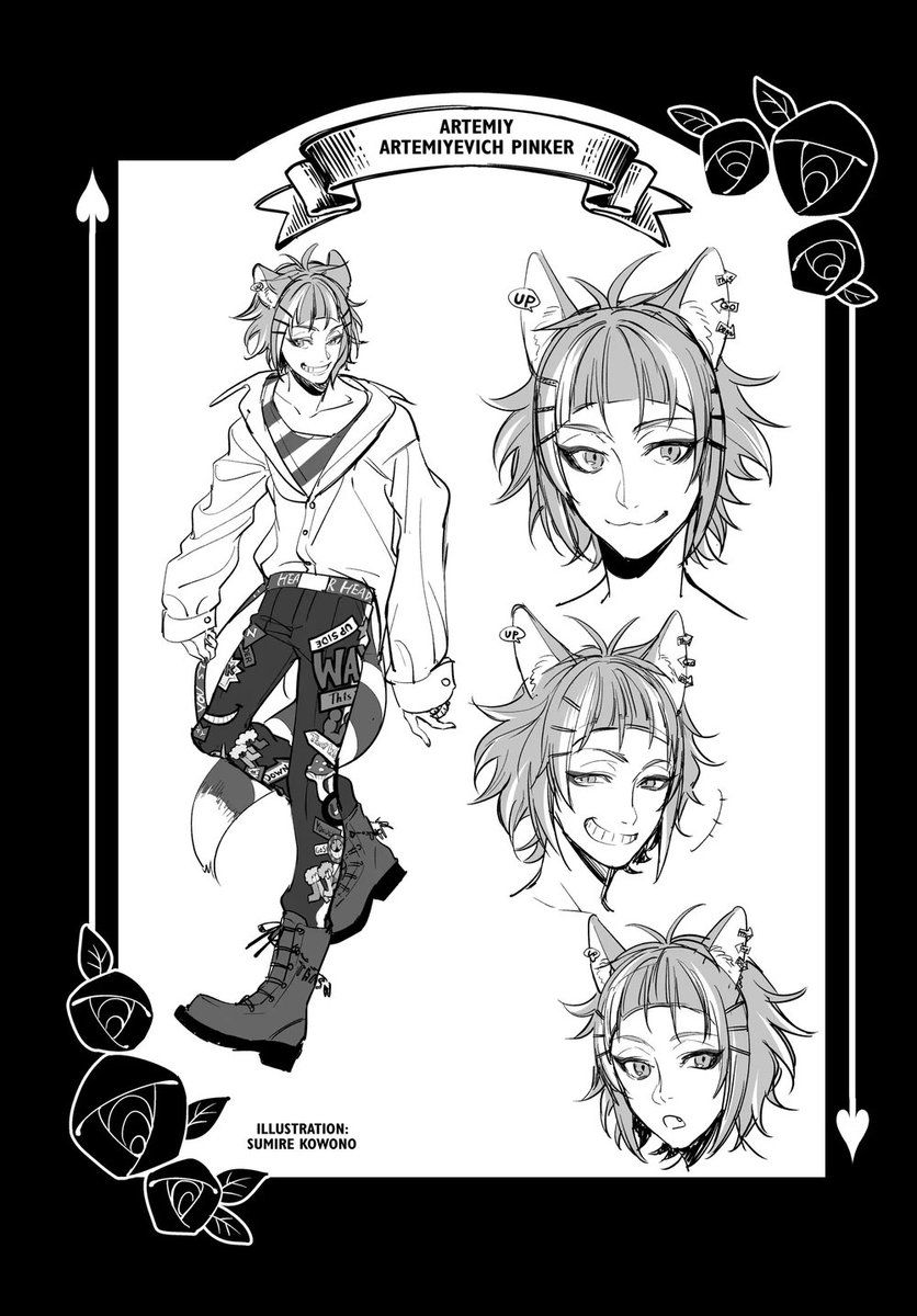 illsakka's tweet photo. - makes one of the best character designs, full of details and references 
- makes them an npc with no card (yet, hopefully) https://t.co/E9dBa7inOY