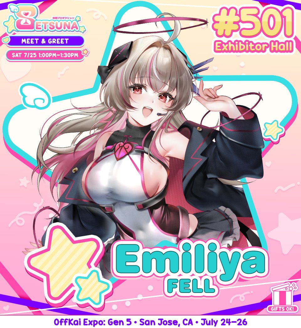 727pro_pr's tweet photo. #SetsunaMeet M&amp;G Lotteries for Emiliya Fell and Rin Penrose are open! Enter for your chance at a meet and greet with one of these talents!

📍Exhibitor Hall Booth 501!

Entries are open now, for a 24 hour period!
Lottery entry will close Thursday at 5pm PDT!

🔽ENTRIES BELOW🔽 https://t.co/bQV4HoiIUu