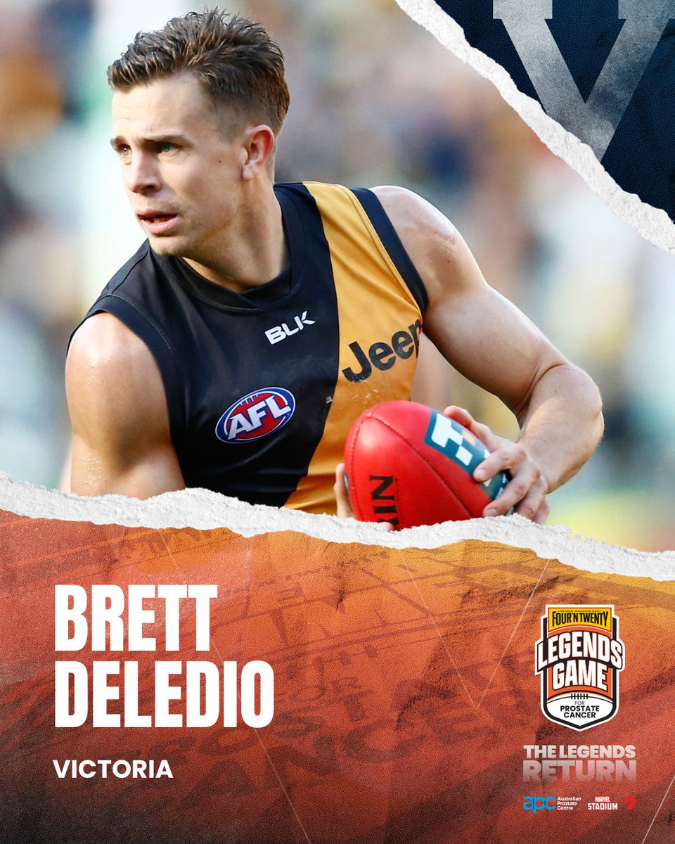 Legendsgameau's tweet photo. Footy and Friendsπ€ Legends.
Dyl Buckley and @BrettDeledio07 are BACK for the 2026 #LegendsGame!
Grab your tickets for August 27 at https://t.co/cvVR8QJ1qW! π
@7AFL | @AustProstate | @FOURNTWENTY | @marvelstadiumau | @1116sen https://t.co/39hP0p4Qex