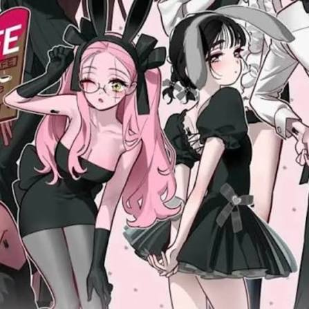 no_w_here70's tweet photo. Damn they were giving us hints with Mizi's FAN SERVICE BUNNY CAFE design lowkey- the pigtails and all https://t.co/rL9Ali1mze