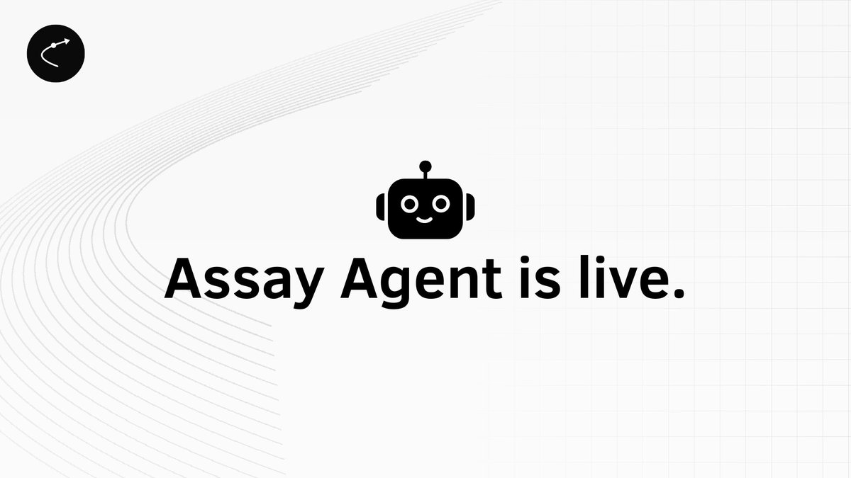 assaynetwork's tweet photo. Assay Agent is live 🤖

Tell it how you want your portfolio managed. It watches your holdings on-chain and rebalances back on target when they drift.

It doesn't guess the target. It solves for the efficient frontier, mean-variance optimized with Ledoit-Wolf shrinkage and James-Stein means, so the allocation holds up on real data instead of chasing noise.

https://t.co/HGOWf6LJc8