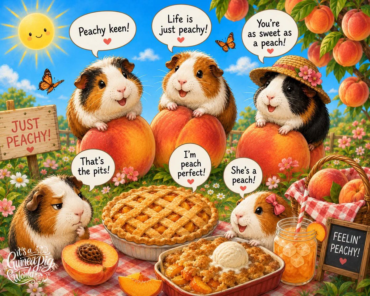 NonPlayerPrince's tweet photo. #pets #GuineaPigs #GuineaPig #peachday https://t.co/cDoB5UT1FV