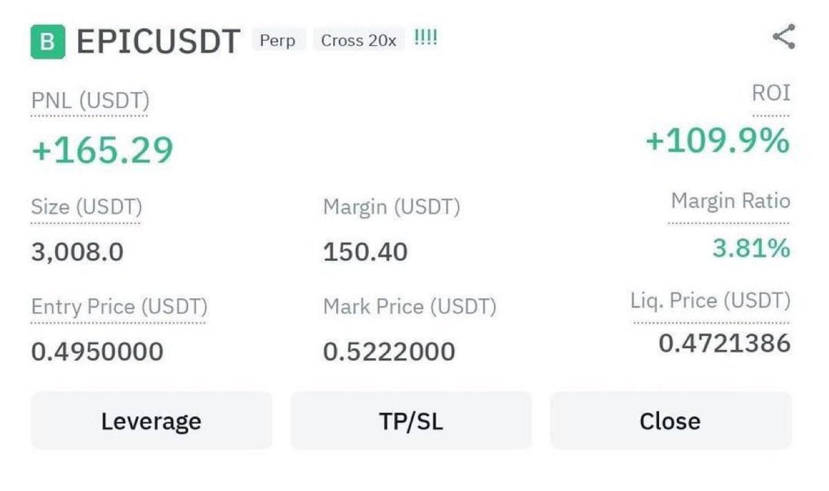 Randysignalss's tweet photo. $EPIC/USDT LONG  #EPIC

PROFIT +109%

TARGET 2 HIT 
 Click  👇🏿👇🏿 to join  our free  signals group. 

https://t.co/YdWHL4jfCt https://t.co/R6V8LkTaQm