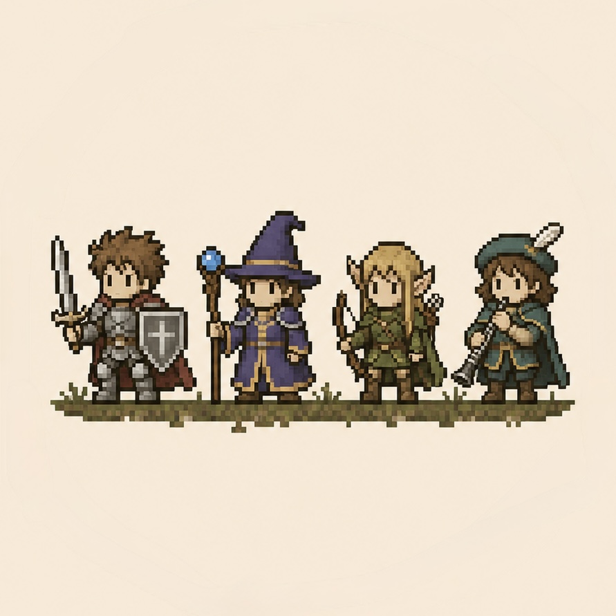 postit0501's tweet photo. 2026 지스타(일요일) 정통 낭만 중세 RPG 팀코 인원을 모집합니다!

전사, 마법사, 엘프 궁수, 음유시인으로 구성된 4인 파티이며, 현재 [엘프 궁수] 한 분을 모집하고 있습니다.

🏹 모집 직업
엘프 궁수 (여성 코스어)
키가 큰 분 우대

*RT 부탁드리며 전문은 타래로 확인 부탁드립니다!
#팀코 https://t.co/xzZLGQRa5v