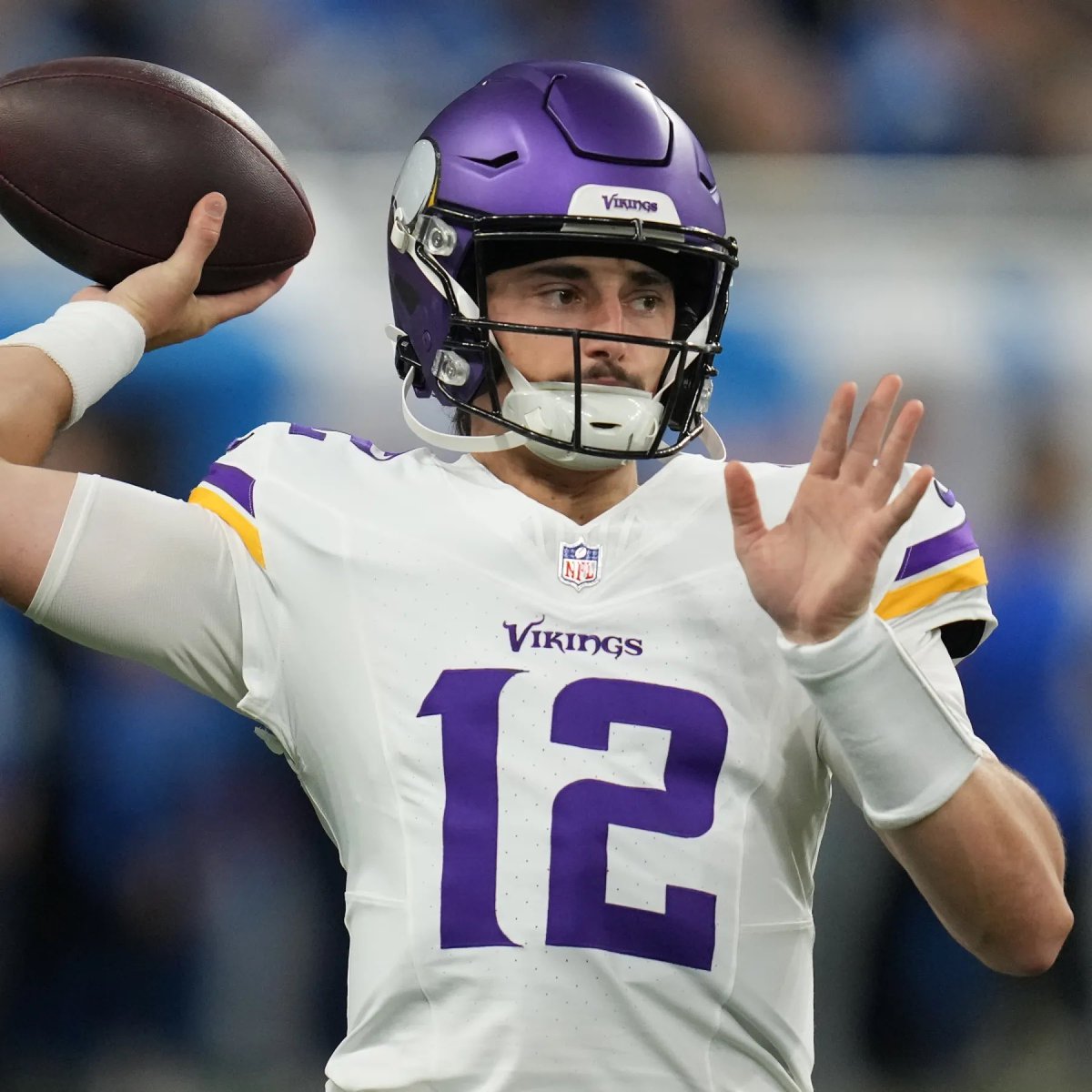 vikingzfanpage's tweet photo. The #Vikings still have optimism in QB Max Brosmer, and while many people on the outside seem to have given up on him, it seems like he would garner interest league wide if he was released, @alec_lewis writes via @TheAthletic:

“Optimism for Brosmer persists. The Vikings wished he didn’t have to play during his rookie season, but circumstances thrust him into the spotlight. Release him, and opposing teams will have interest.”
