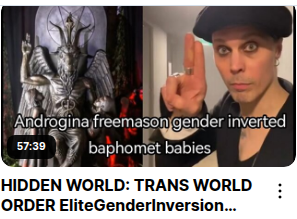 AuthorCiaL's tweet photo. @OneGoal @yivieyvonne @janayaish @ONEGOAL123 @ULISES15842133 @369Earth432Hz HIDDEN WORLD: TRANS WORLD ORDER – ELITE GENDER INVERSION
@AuthorCiaL clip HOWWHYSEEIT
https://t.co/oe87qwIMvI rumble
https://t.co/4m019h9lXK odysee
https://t.co/gzU80kOfvQ Bitchute
https://t.co/4zFiktz5vJ Bitchute playlist 168 vids https://t.co/IWdsr3XOVL