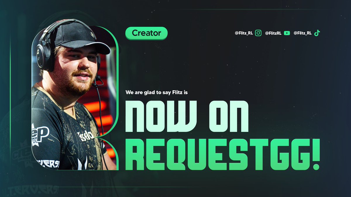 playrequestgg's tweet photo. You can now play with @_Flitz on RequestGG!

Book slots with your favourite pros, streamers and creators today - Link in bio 💻 https://t.co/z1SOxxovsX