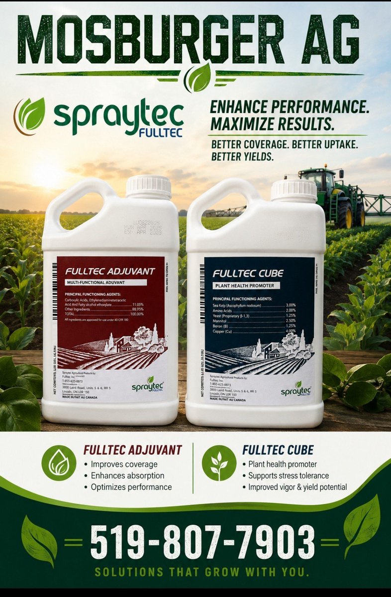 MosburgerA's tweet photo. Hitting the road today with some @SpraytecUSA #Fulltec #CUBE
#PFRProven https://t.co/e6KS4xOEbQ