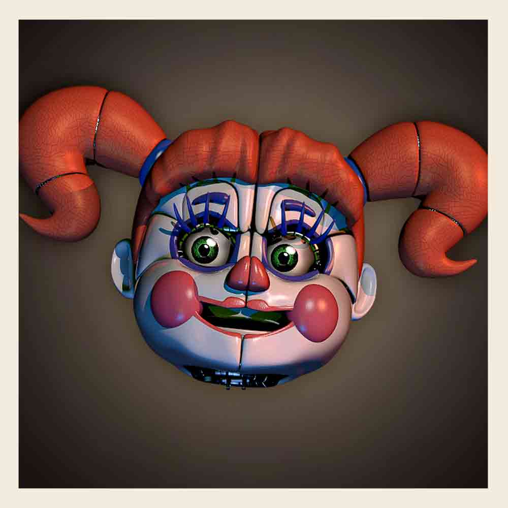 OFICIALEITAN's tweet photo. Circus Baby Head https://t.co/wQrcp5iRAV
