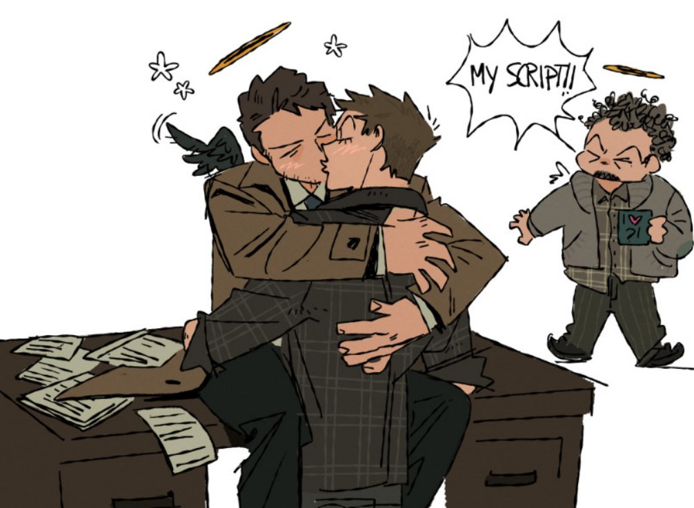 beybuniki's tweet photo. i think cas should fight back and rage bait metatron https://t.co/7ki8ilS23Y