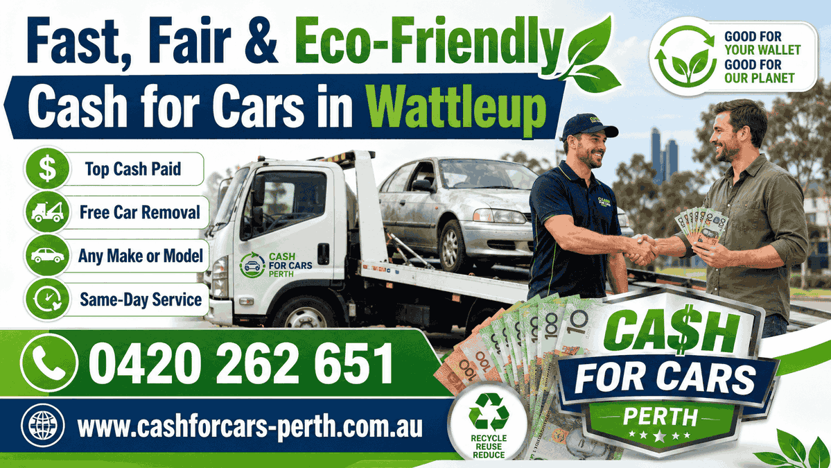 Cash4Cars_Perth's tweet photo. Fast, Fair &amp; Eco-Friendly Cash for Cars in Wattleup

To Learn More: https://t.co/JvYOt4LVEs https://t.co/F4GMOMooJT