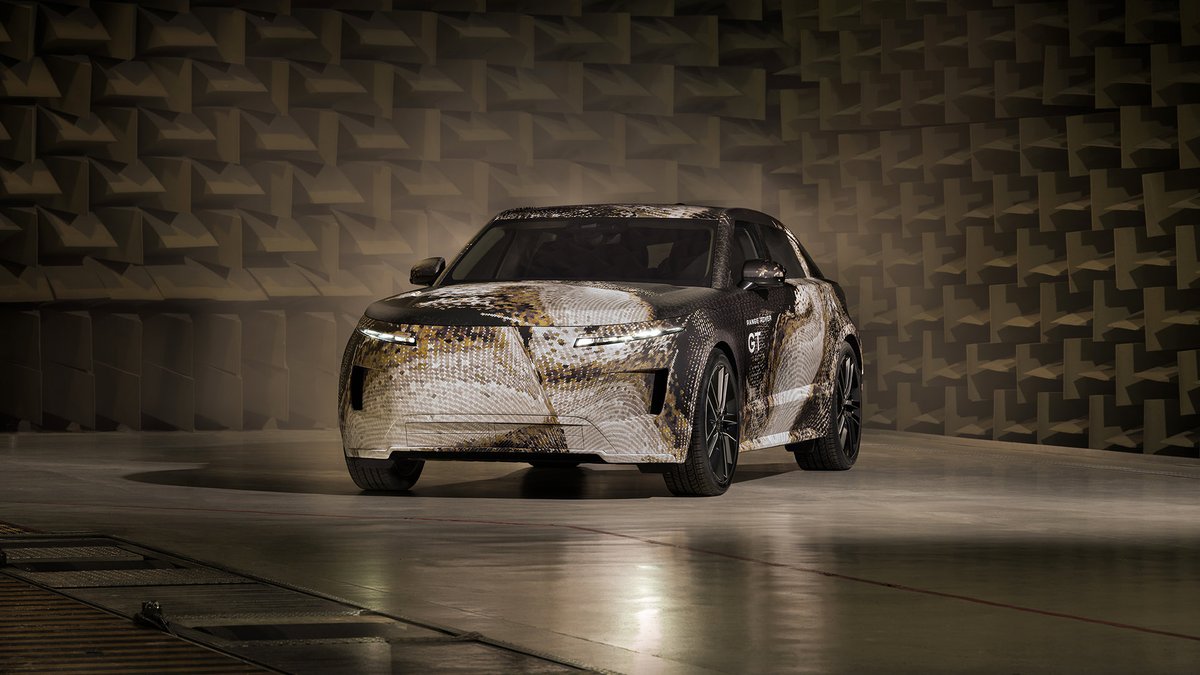 cole_marzen's tweet photo. The battery-electric 2028 Land Rover Range Rover GT will make its world premiere in the coming months with JLR’s all-new EMA platform, sedan-inspired styling, a minimalist cabin, 800-volt technologies, and a dual-motor, AWD powertrain. #LandRover #RangeRoverGT #JLR #BEVs #CUVs https://t.co/hrXcyYGL6J