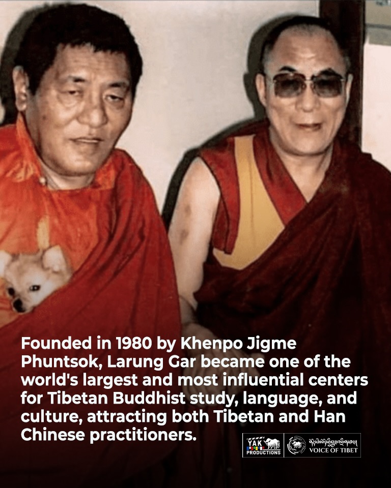 BodpaW's tweet photo. China has launched yet another assault on Tibet's spiritual heart, ordering the demolition of more than 1,000 homes at Larung Gar, one of the world's largest centers of Tibetan Buddhist learning.

This is no ordinary demolition. It is a deliberate campaign to dismantle Tibetan Buddhism, erase Tibetan identity, and tighten the CCP's control over every aspect of Tibetan life. Coming just weeks after the new Ethnic Unity Law took effect, it reveals Beijing's real agenda: forced assimilation, not "unity."

The world cannot keep looking away while Tibet's monasteries, culture, and faith are systematically destroyed.

https://t.co/wP2FPA6rrS

#FreeTibet #LarungGar #StandWithTibet #EthnicUnityLaw #ReligiousFreedom #HumanRights #ChinaOutOfTibet #SaveTibet #CCP #TibetMatters #CulturalGenocide #BhoeRangzen