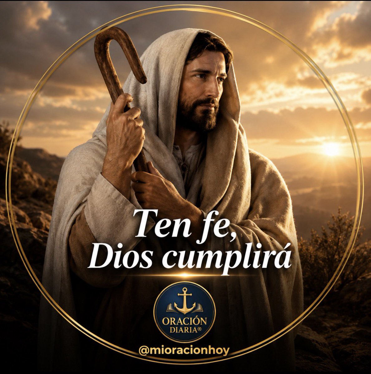 MiOracionHoy's tweet photo. Fe, Dios cumplirá. Amén 🙏 https://t.co/9we1ErvUss