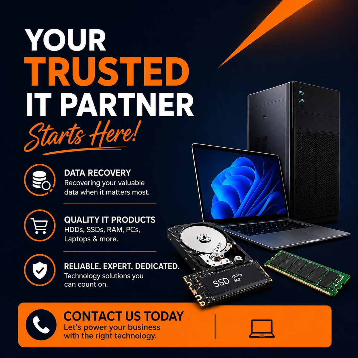 CSSI_SA's tweet photo. rom expert Data Recovery to reliable IT hardware and solutions, CSSI keeps your business connected, protected, and performing at its best.

📞 Contact CSSI today and power your business with confidence.

#CyberSecurity #InfoSec #DataRecovery https://t.co/ixacwdSeNy