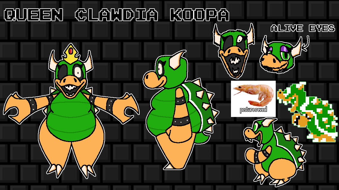 TheCosmicNrwhal's tweet photo. Someone mentioned a lack of a tail and I couldn't let that slide. FINAL QUEEN KOOPA REF I SWEAR https://t.co/o7gxVQ1dIk