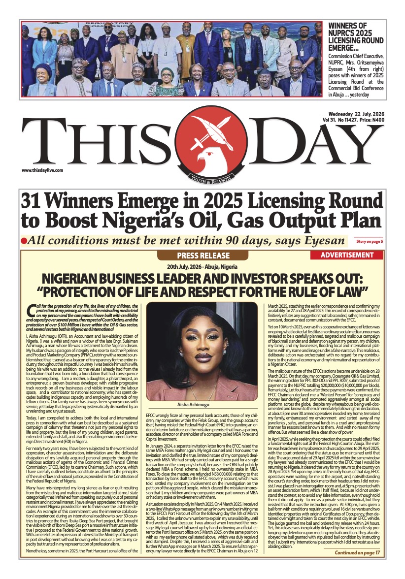 THISDAY LIVE tweet media