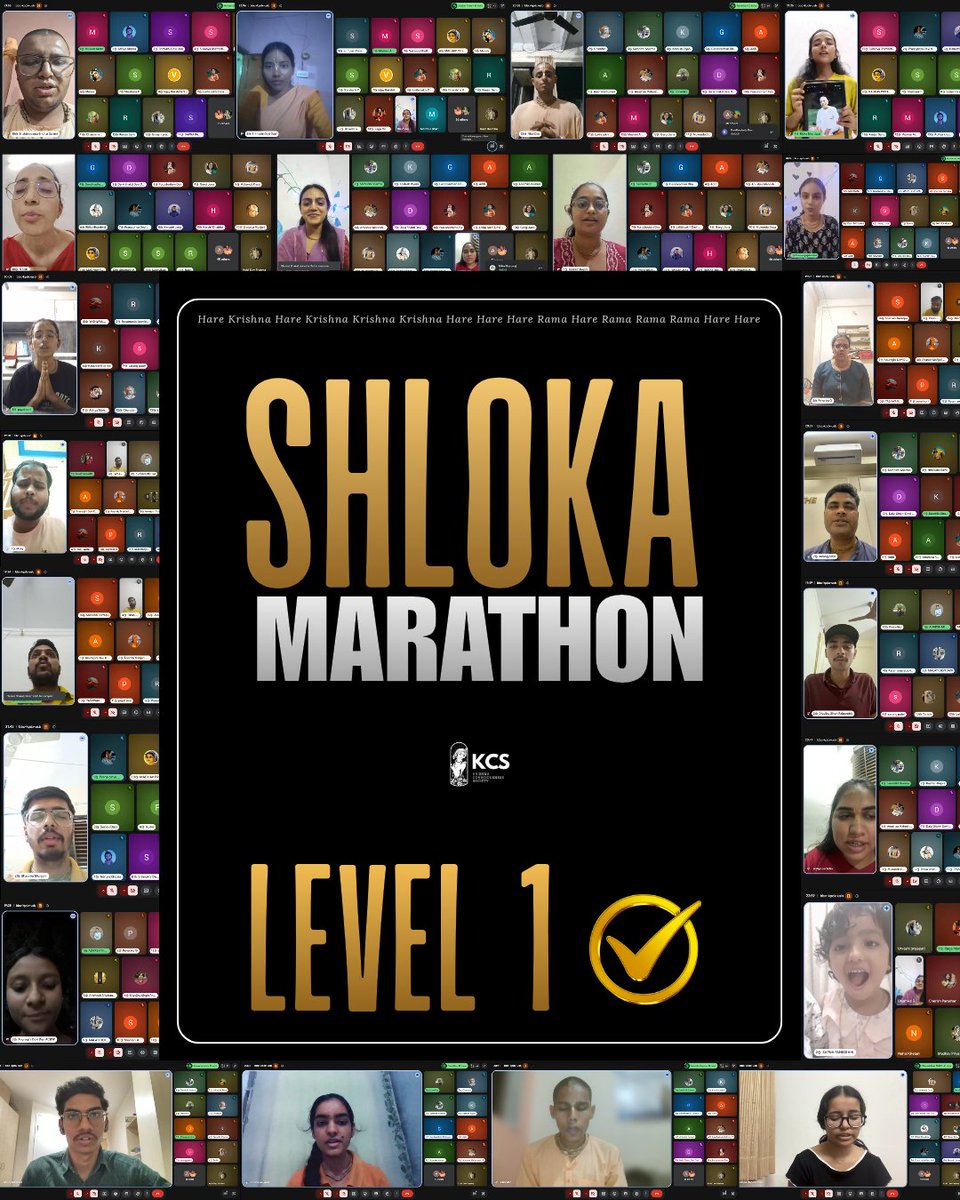 KCSociety_India's tweet photo. The first stage of Shloka Marathon is complete, but the journey has only just begun!
Now, get ready for Level 2 on 25th July. If you haven't registered yet, there's still time to join this inspiring journey through the timeless wisdom of the Vedic scriptures.

Register now and stand a chance to win the Grand Prize. 

https://t.co/6k79yTcjBZ