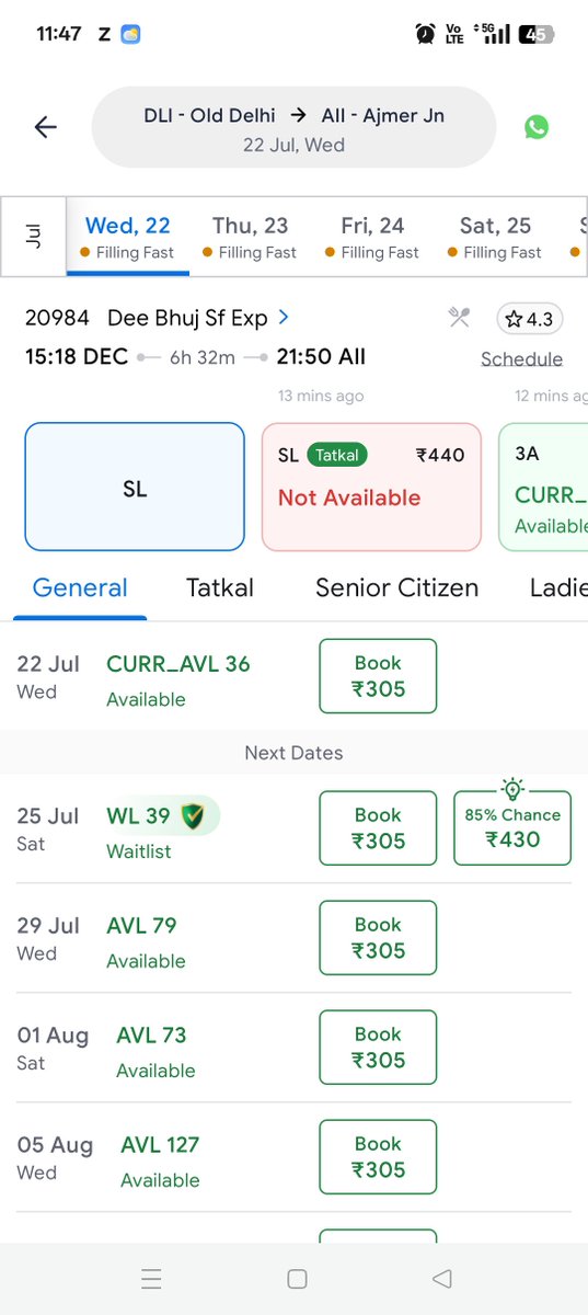 Mohdadil95's tweet photo. @IRCTCofficial 
@RailwaySeva 
@RailwayNorthern 
Sir ye counter delhi sangam vihar  110062 me he
Aaj ticket book ke lie gya to amount 305 show krrha tha  reservation ticket per 100 rs extra charge le rhe he
Per person 
Delhi cant to aii
Today train 20984
Or batamizi krrhe he https://t.co/FJENtUOCOG