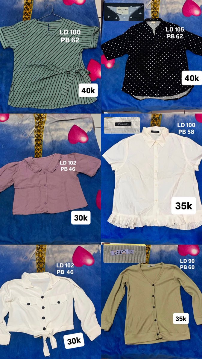 baizbie's tweet photo. wts preloved atasan lucu santai, bisa oren 🫰🏻🫰🏻 https://t.co/ofI1Q4kJ1S