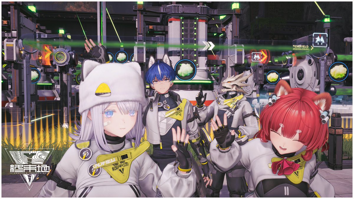Raditra1769's tweet photo. I hope every other games can do this camera setting, and I hope Endfield can add operator when doing this, kinda felt bad for Fluorite 🤣 https://t.co/7PywBdrrAJ