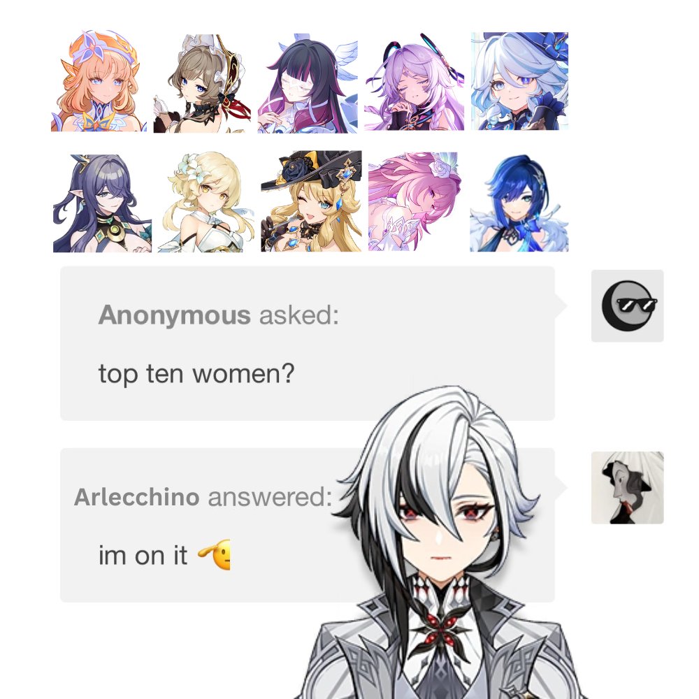 amphoreusyuri's tweet photo. What woman hasn't she topped by now.... #arlecchino #arlecole #arlefuri ❌💧 https://t.co/yLy9MJcx65
