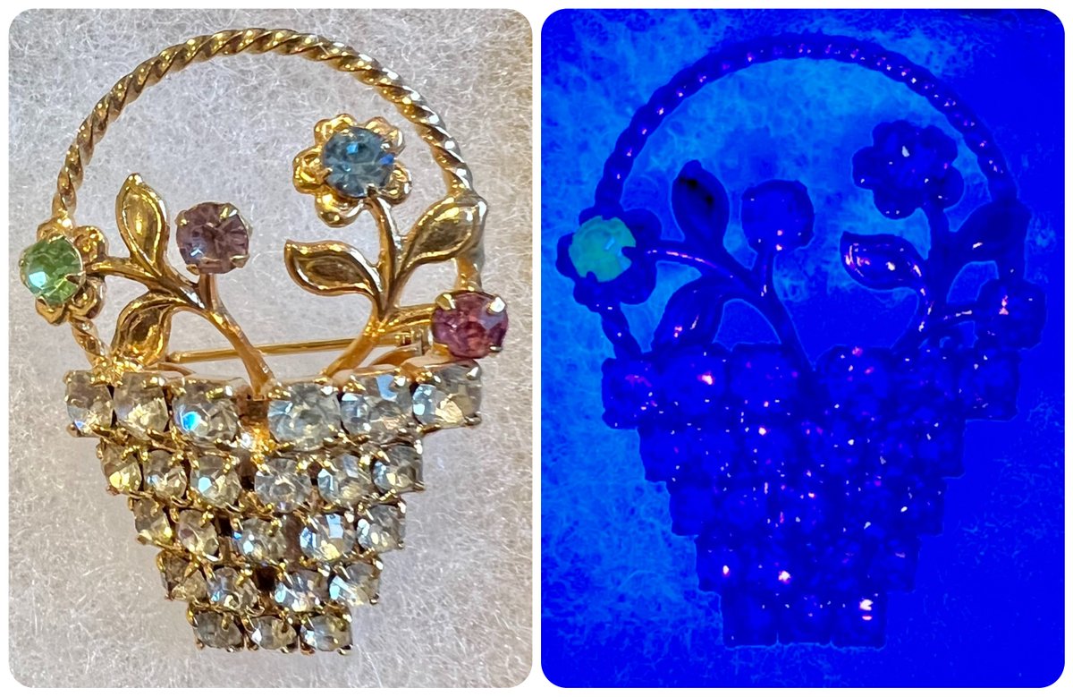 TeriE's tweet photo. VINTAGE Basket of #Rhinestone #Flowers Brooch Gold Tone Lapel Pin #UraniumGlass Glow #Vintage60s
https://t.co/ePwZy8xxCP
#uraniumglassjewelry #brooches #pins #flowerpins #gardener #flowerbasket #rhinestonebrooches #glitzyfashion #broochstyle #rhinestonejewelry #vintagejewelry https://t.co/rsjD9Sw8K0