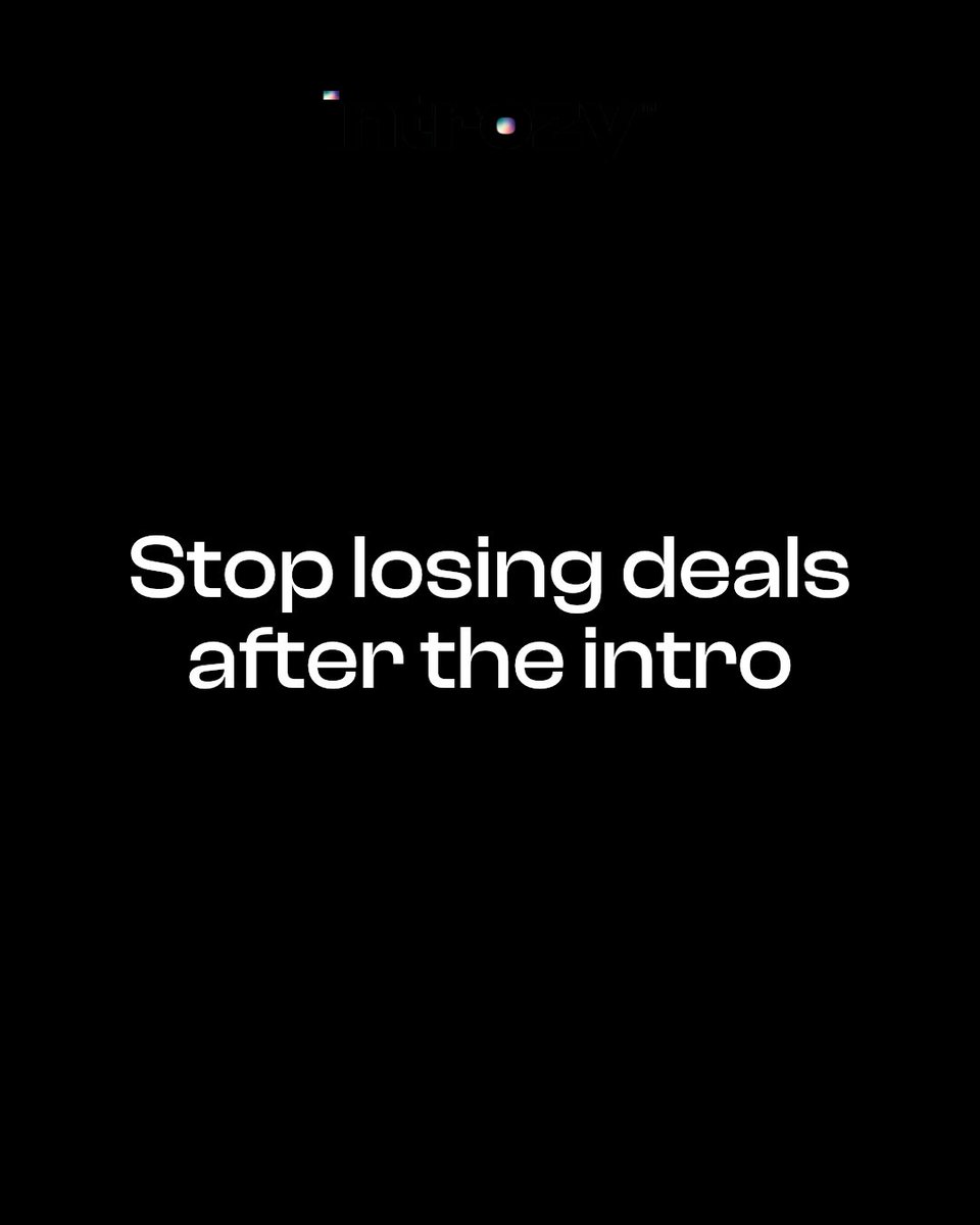 Get_Introzy's tweet photo. Most intros sit in inboxes or spreadsheets and go nowhere. Make the next step clear, and partners send more intros.

Make PartnerOps effortless with smart operational nudges https://t.co/tCsj18hJFK https://t.co/q1VTkt0qdK