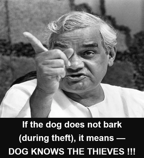 sujaybhatta2009's tweet photo. @DocRGM_ अटल जी ने एमर्जेन्सी के तुरंत बाद भाजपा बनाई थी देश से तानाशाही मिटाने के लिए |
अब फेंकू की बनिया-जैन-पार्टी (BJP) कहने को तो सात्विक शाकाहारी है, मगर आचरण मुर्दा-ख़ोर गिद्ध जैसा !
सैनिक, किसान, मजदूर, छात्रों की लाशें नोच नोचकर खा रहे हैं इनके नेता ! ग़रीबों के ख़ून पी रहे हैं ! https://t.co/XdFcvR8PDN