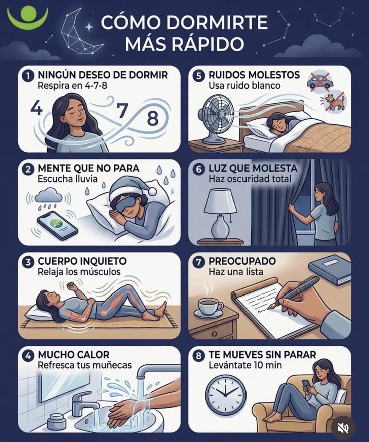 Contexto_Visual's tweet photo. El 90% de las personas intenta dormir de la forma equivocada. 😴
El problema no siempre es el sueño. A veces es la causa. Esta guía te dice qué hacer según tu caso. https://t.co/AgLj6iL3w7