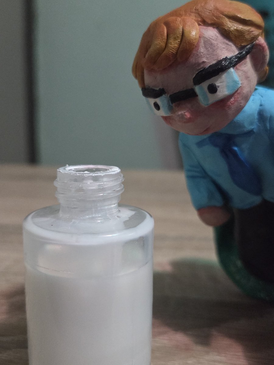 aerospiders's tweet photo. polymer clay sculpture fanart for the greatest inventor to have ever invented @JohnCogs5 !!! BIG BIG FAN!! (got my hands on some cogs fluid for this but dont tell 🤫) https://t.co/LhQeMvukeK
