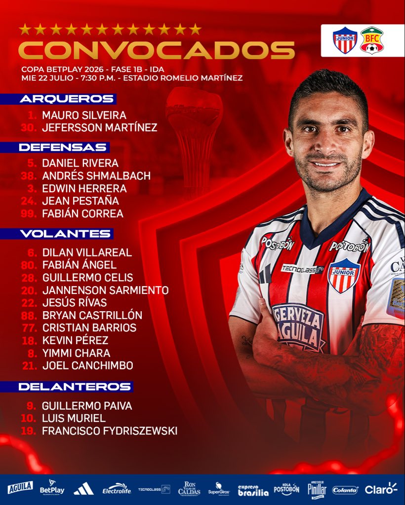 JuniorClubSA's tweet photo. ¡CONVOCADOS! 🔥🦈 https://t.co/GIBNpp04hT