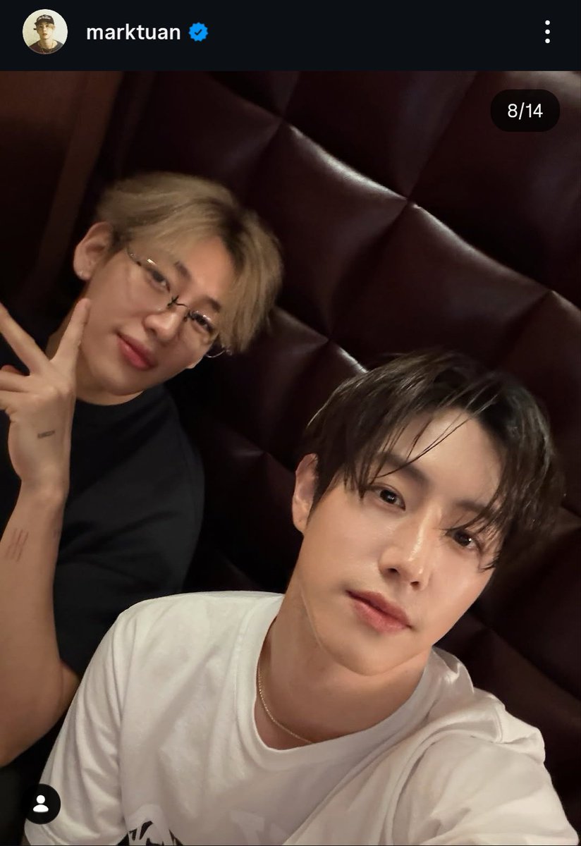 DAva0109's tweet photo. ทฤษฎีรูปที่ 8..บ้าจริงงงหุบยิ้มไม่ได้เลยย มันอัตโนมัติจนคนที่อยู่ข้างๆต้องทักว่าเป็นอะไรดูอะไร .. Good morning Wednesday นะคะที่รักของแม่และทุกคนนนน..แฮปปี้มีพลังสู้งานแล้ววันนี้😊🫶🐊🐍❤️💜

#MTBB #อทบบ
#MarkTuan #BamBam 
@marktuan @BamBam1A https://t.co/YOGO9ZMHPc