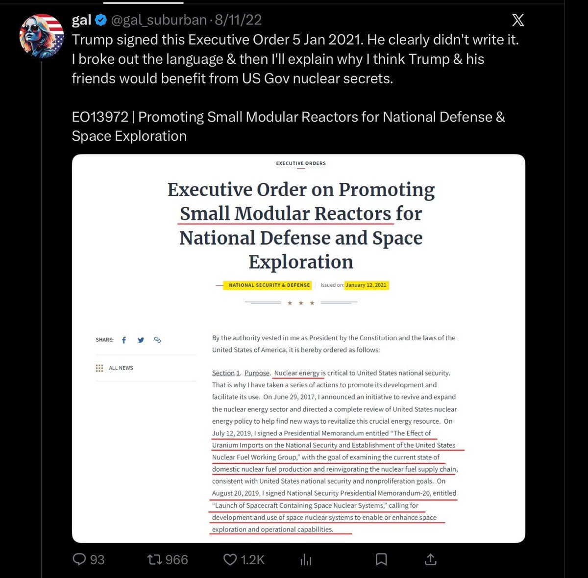 jimstewartson's tweet photo. Congratulations to Mike Flynn and Tom Barrack. They finally got that nuclear deal they were pushing during Trump’s first inauguration to give Saudi and Russia our nuclear secrets.

Anyway, we told you. https://t.co/vSPFuVkEkE